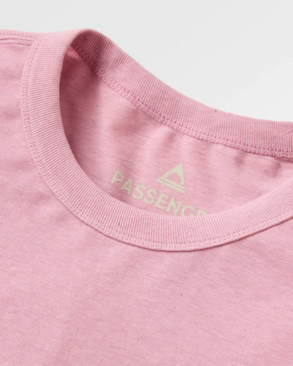 Heritage Recycled Relaxed Fit LS T-Shirt - Pink Haze - Flatlay