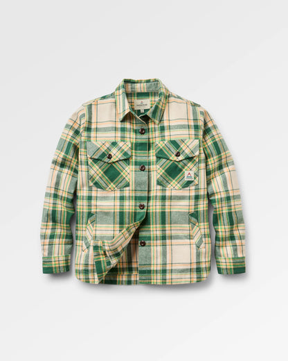 Stella Organic Cotton LS Shirt - Pineneedle Check - Flatlay