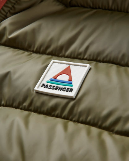 Roamer Insulated Vest - Khaki - Flatlay