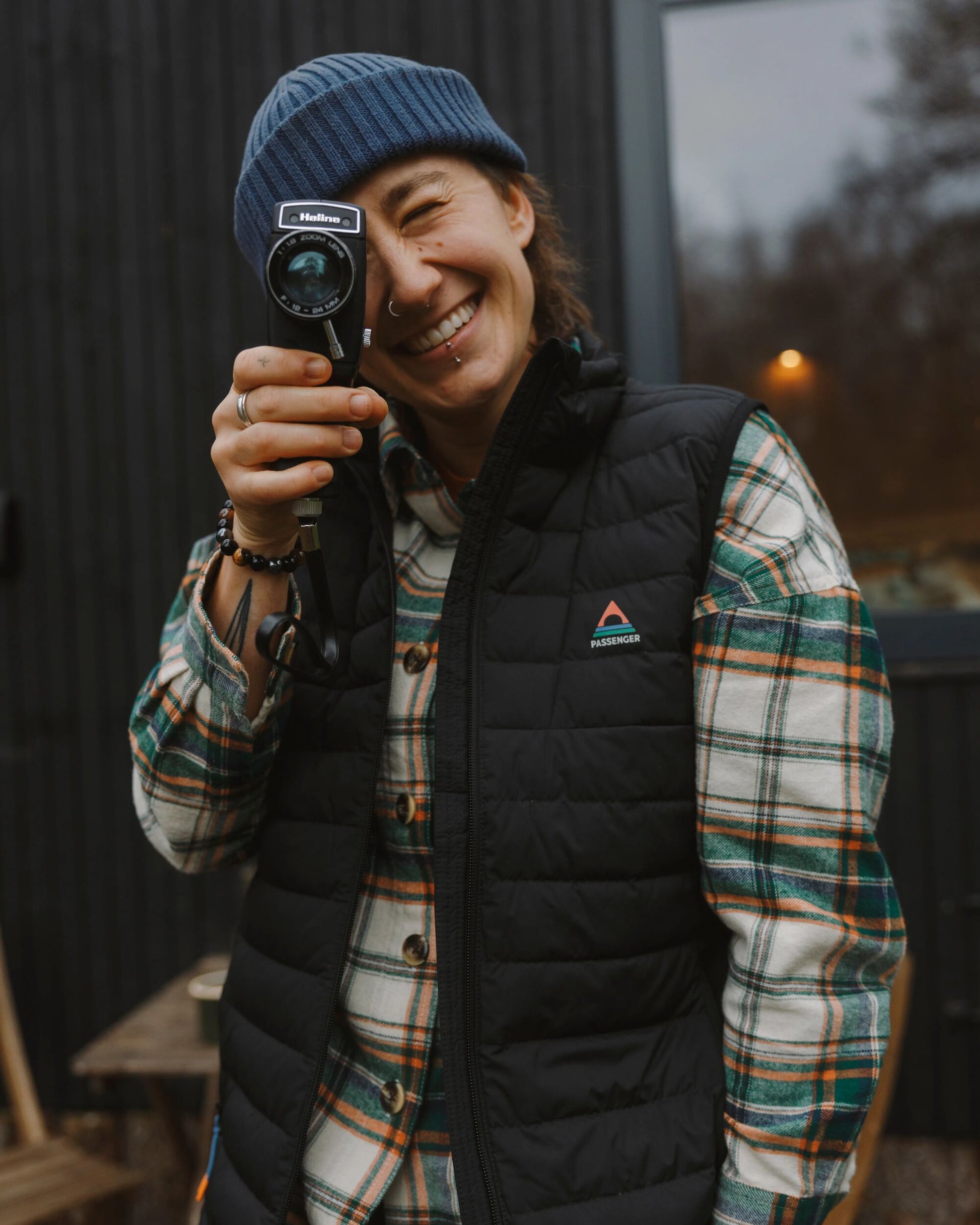 Northstar Down Recycled Vest - Black - Lifestyle