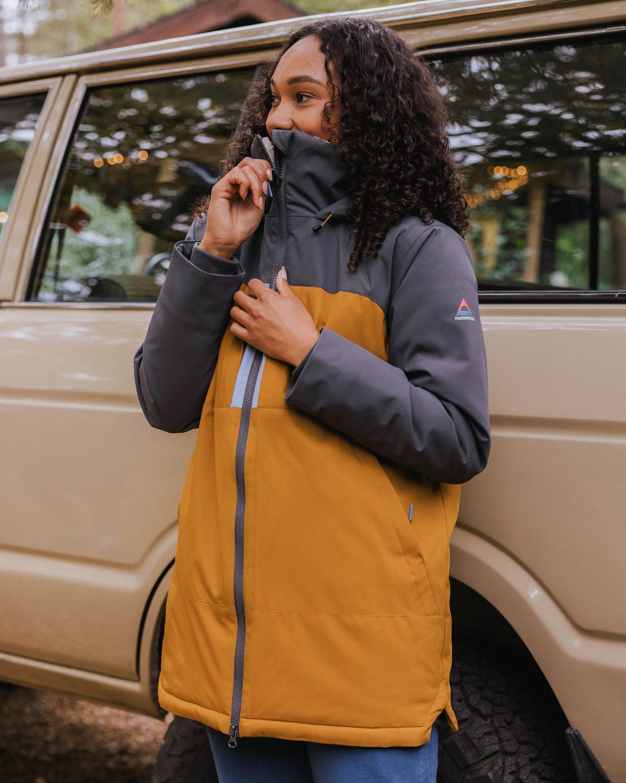 Lumi Insulated Parka - Golden Brown - Lifestyle