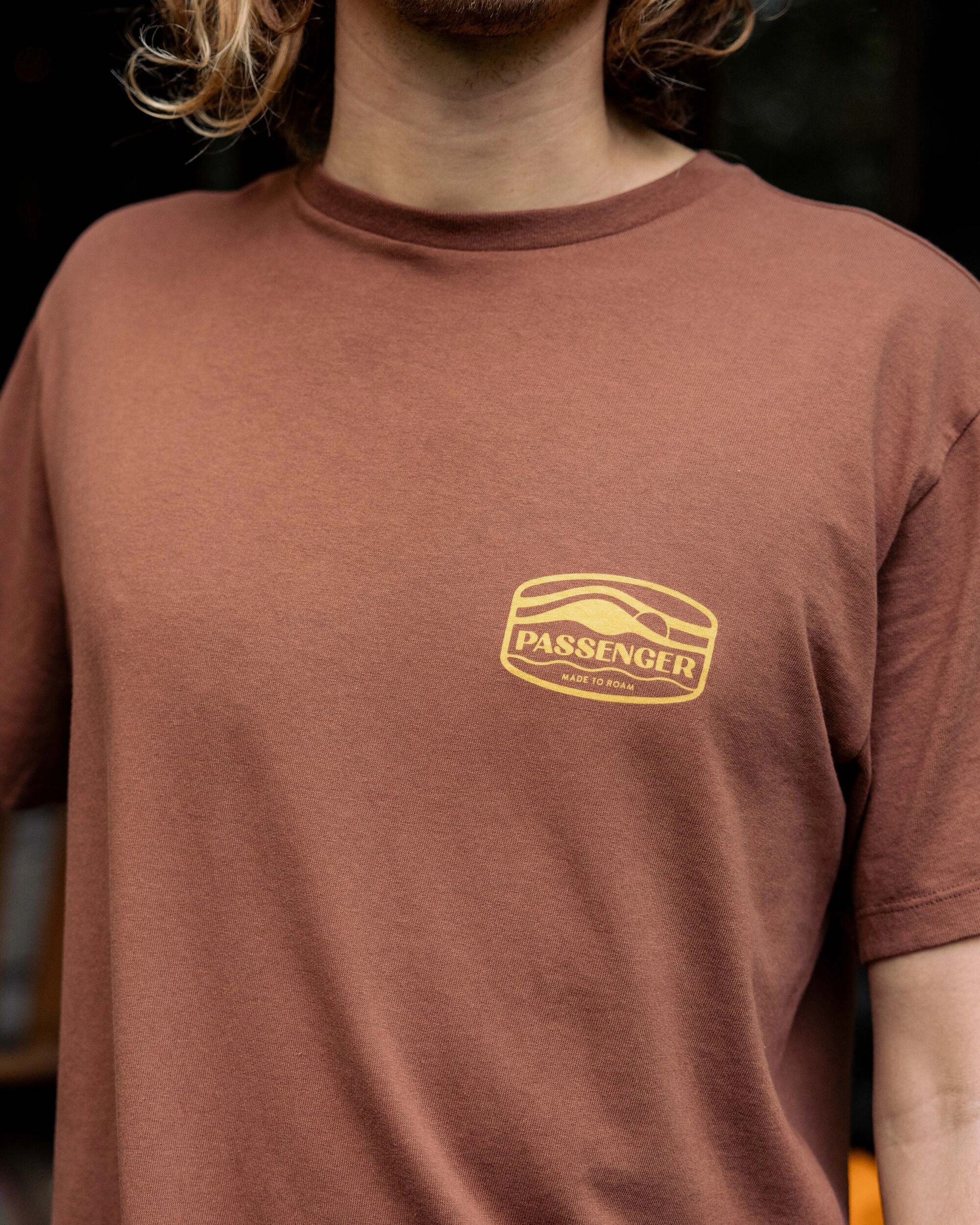 Rambler Recycled Cotton T-Shirt - Cappuccino - Lifestyle