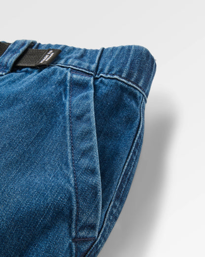 Adventurer Denim Trouser - Mid Wash Denim  - Flatlay