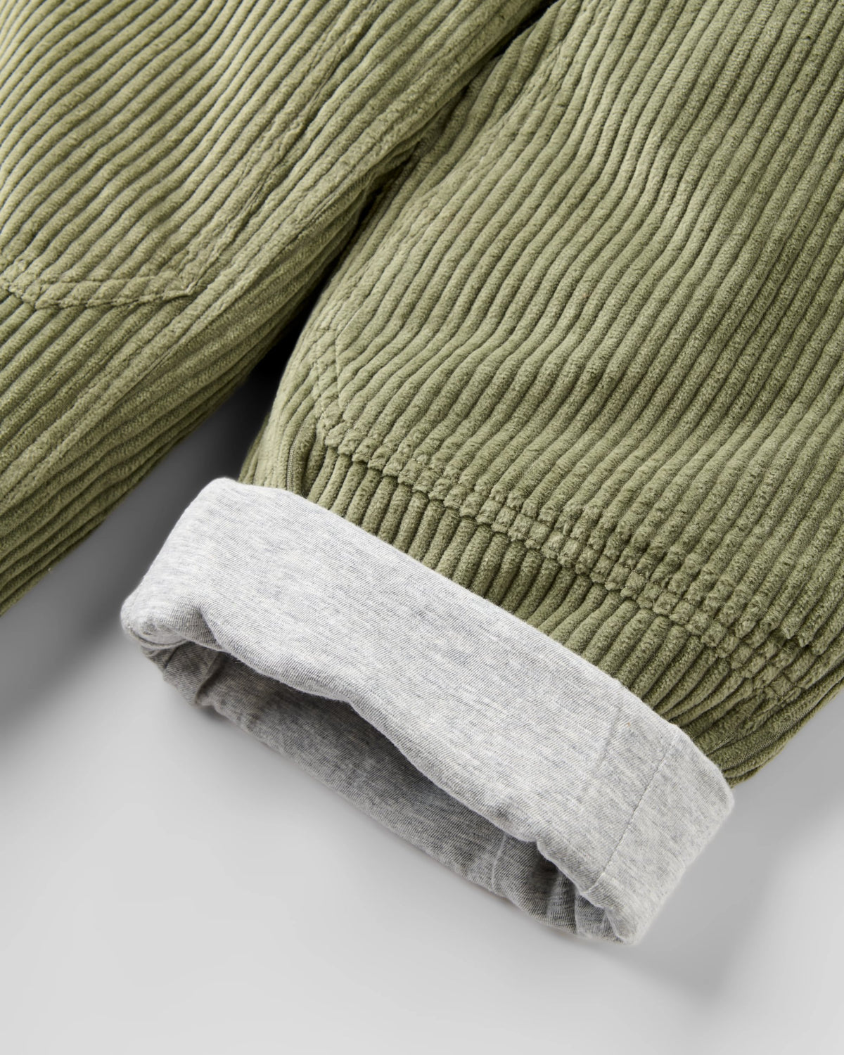 Bracken Lined Trouser - Dusty Olive - Flatlay
