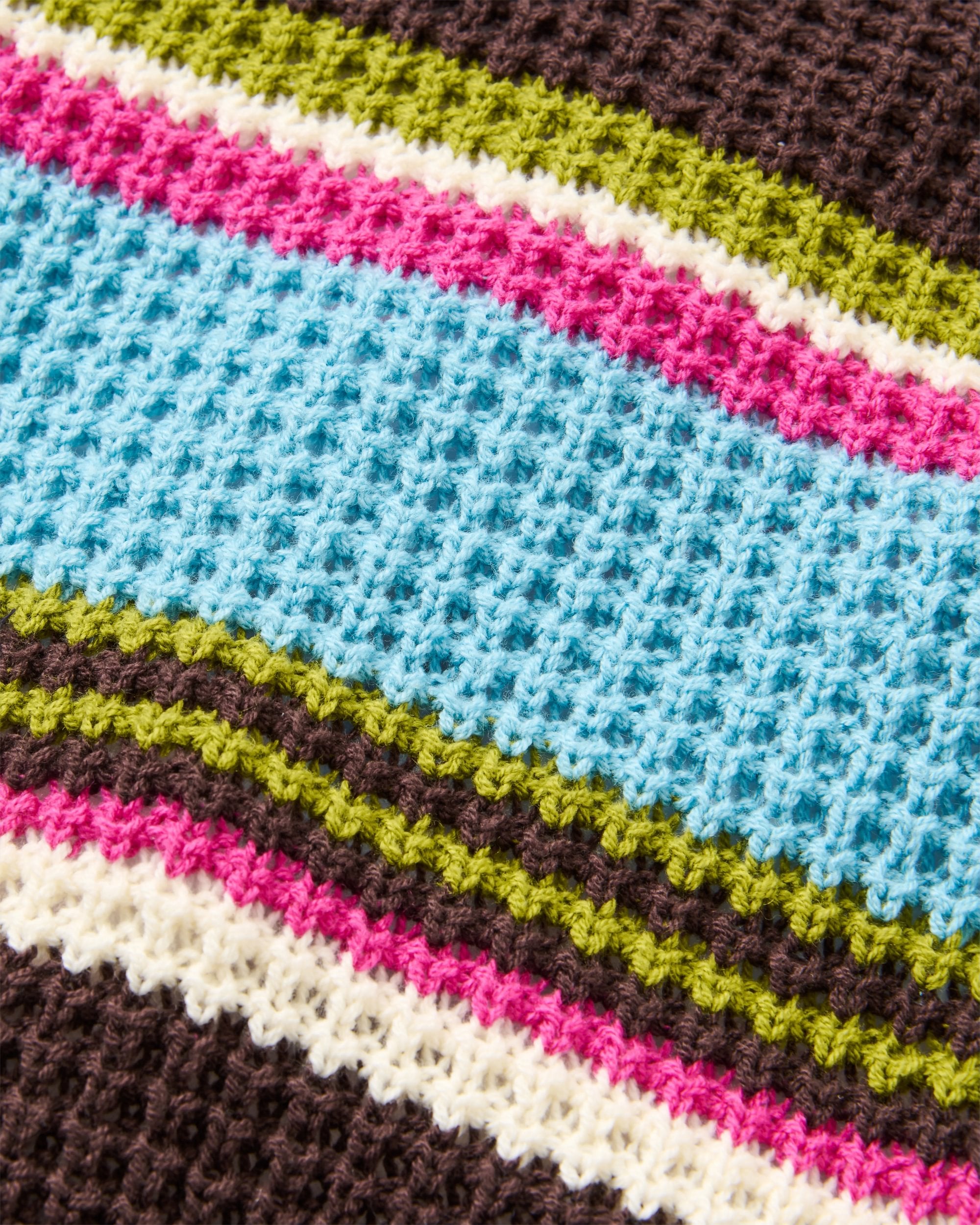 Reflection Stripey Jumper - Espresso - Flatlay