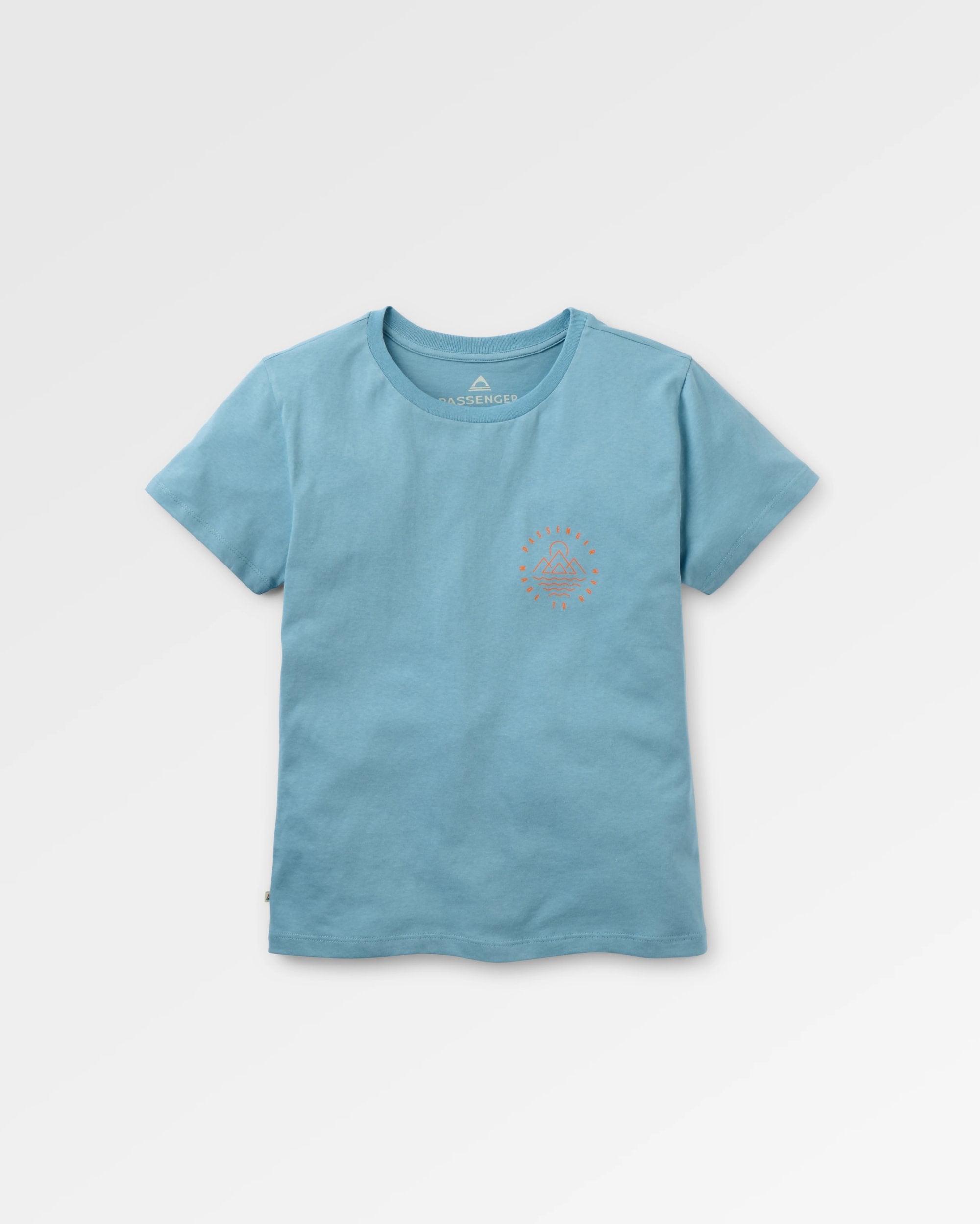 Remote T-Shirt - Faded Denim - Flatlay