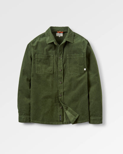 Backcountry Cord Shirt - Fir Tree - Flatlay