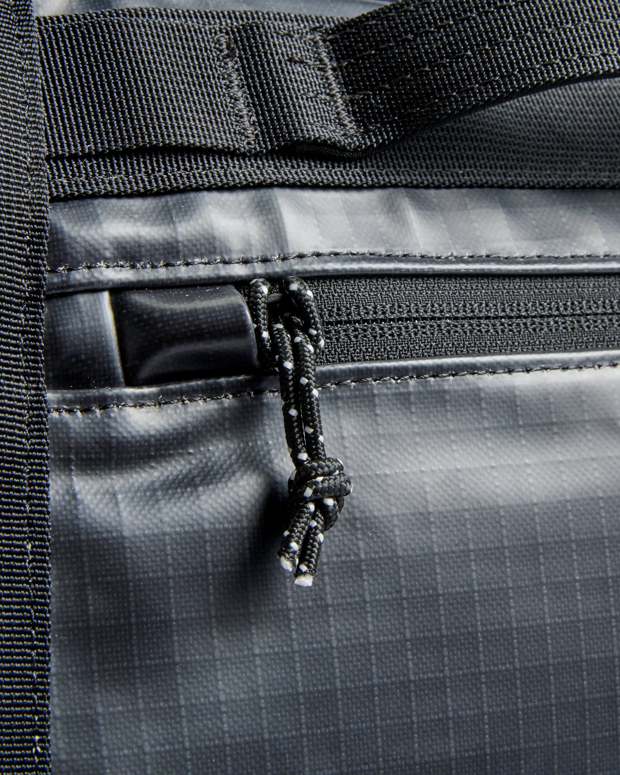 Roamer Recycled 80L Duffel Bag - Phantom Black - Flatlay