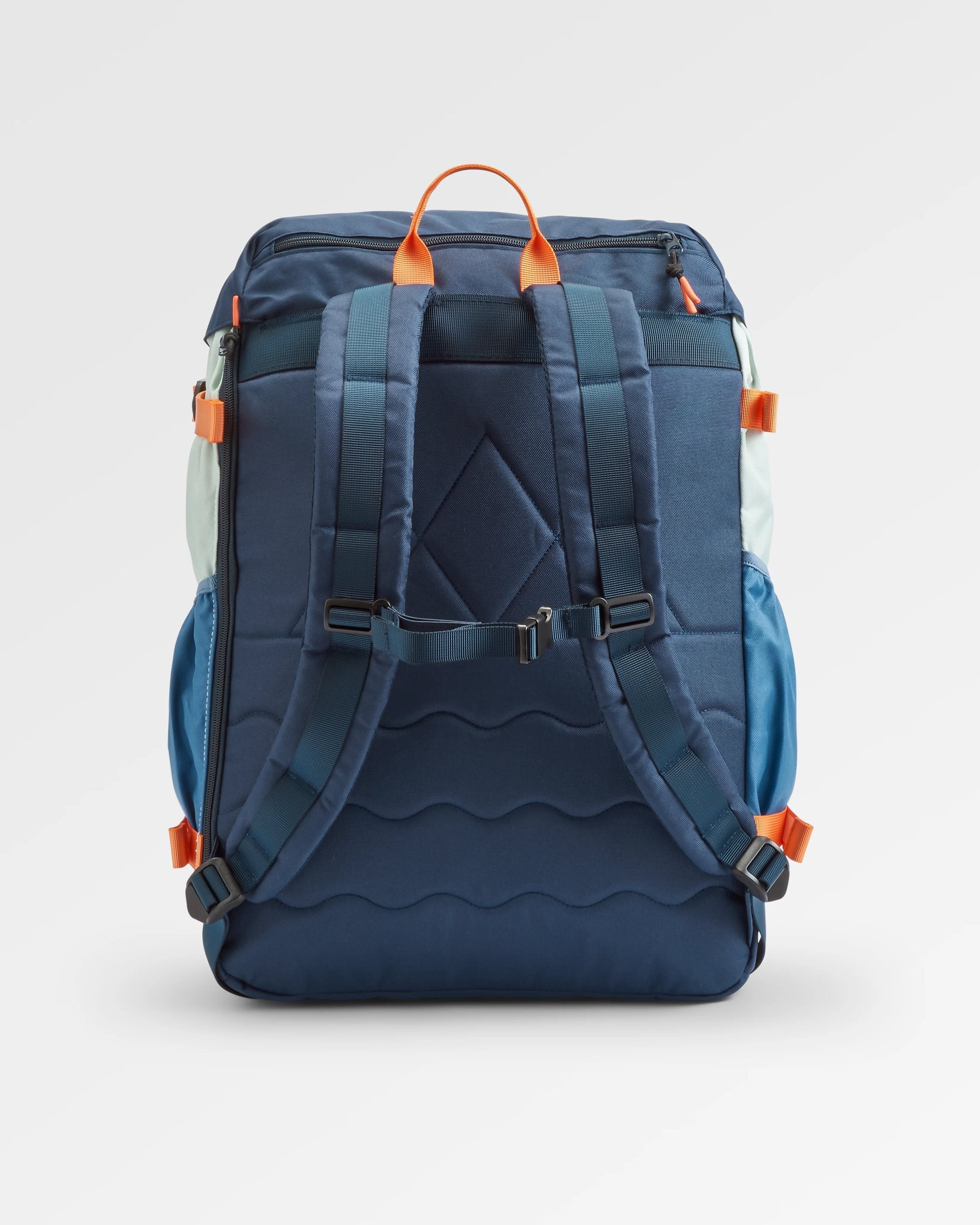 Boondocker Recycled 32L Backpack - Rich Navy/Surf Spray/Moonlight Blue - Flatlay