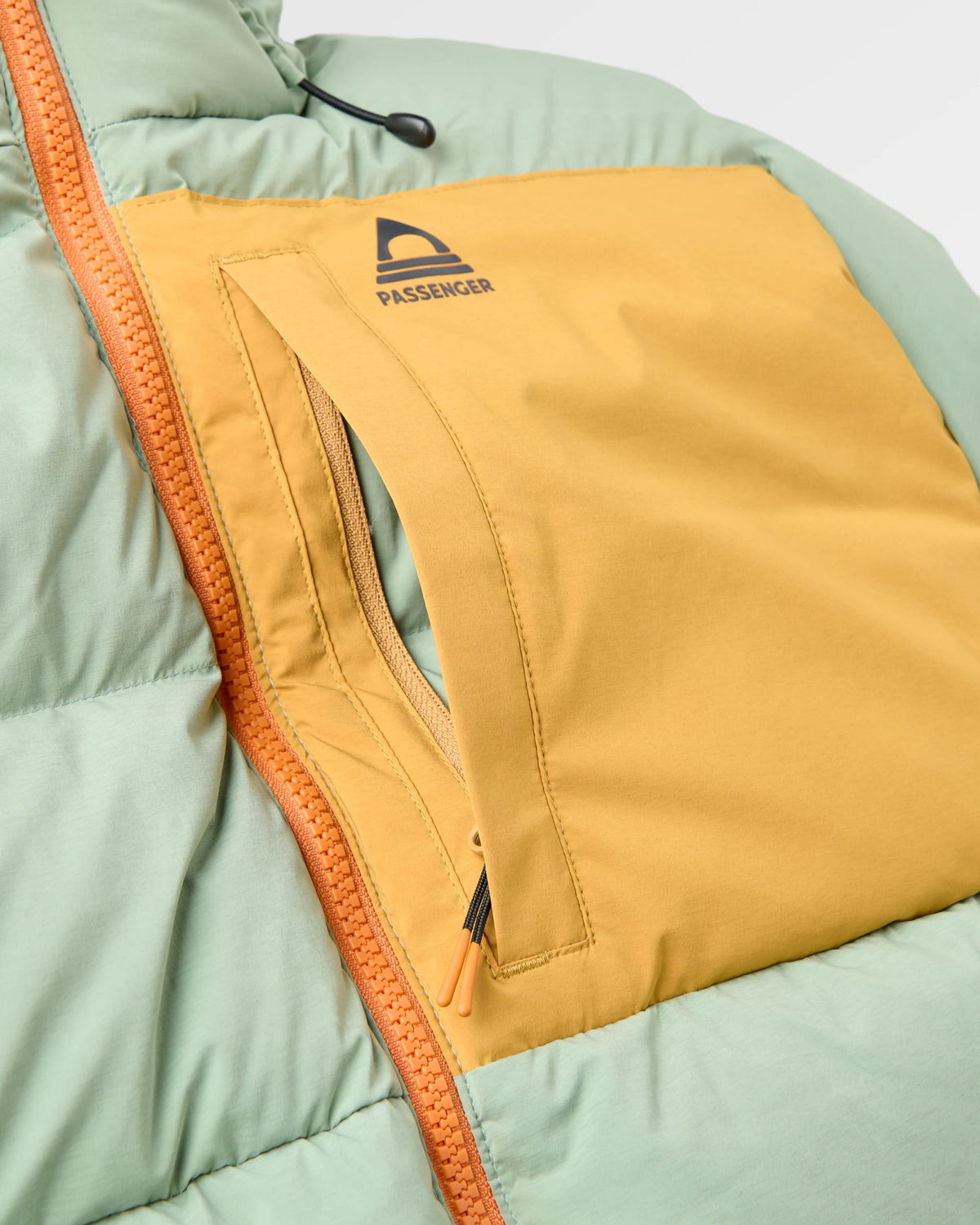 Cindra Down Jacket - Pistachio - Flatlay