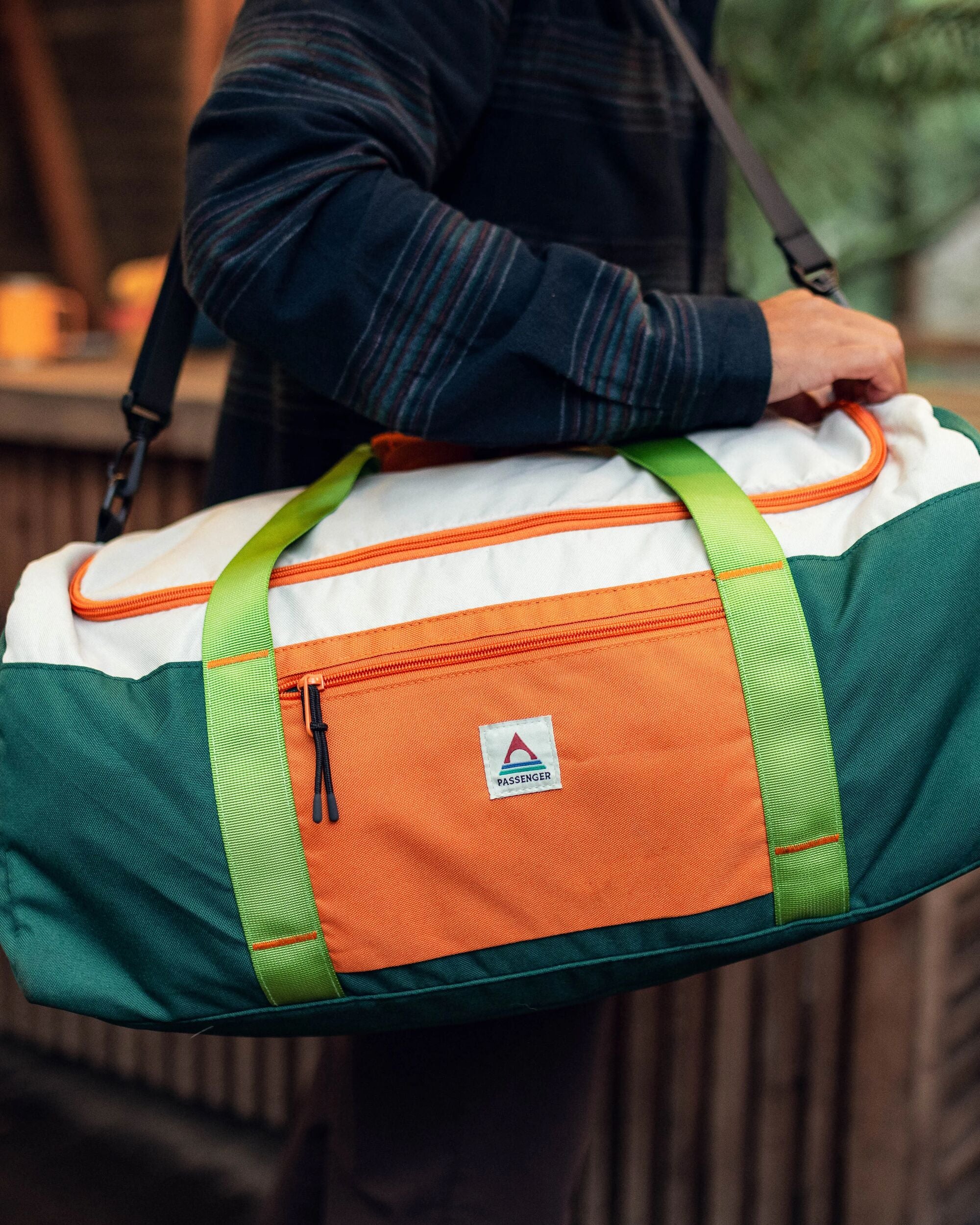Boondocker Recycled 30L Duffel - Rain Forest Orange Multi - Lifestyle