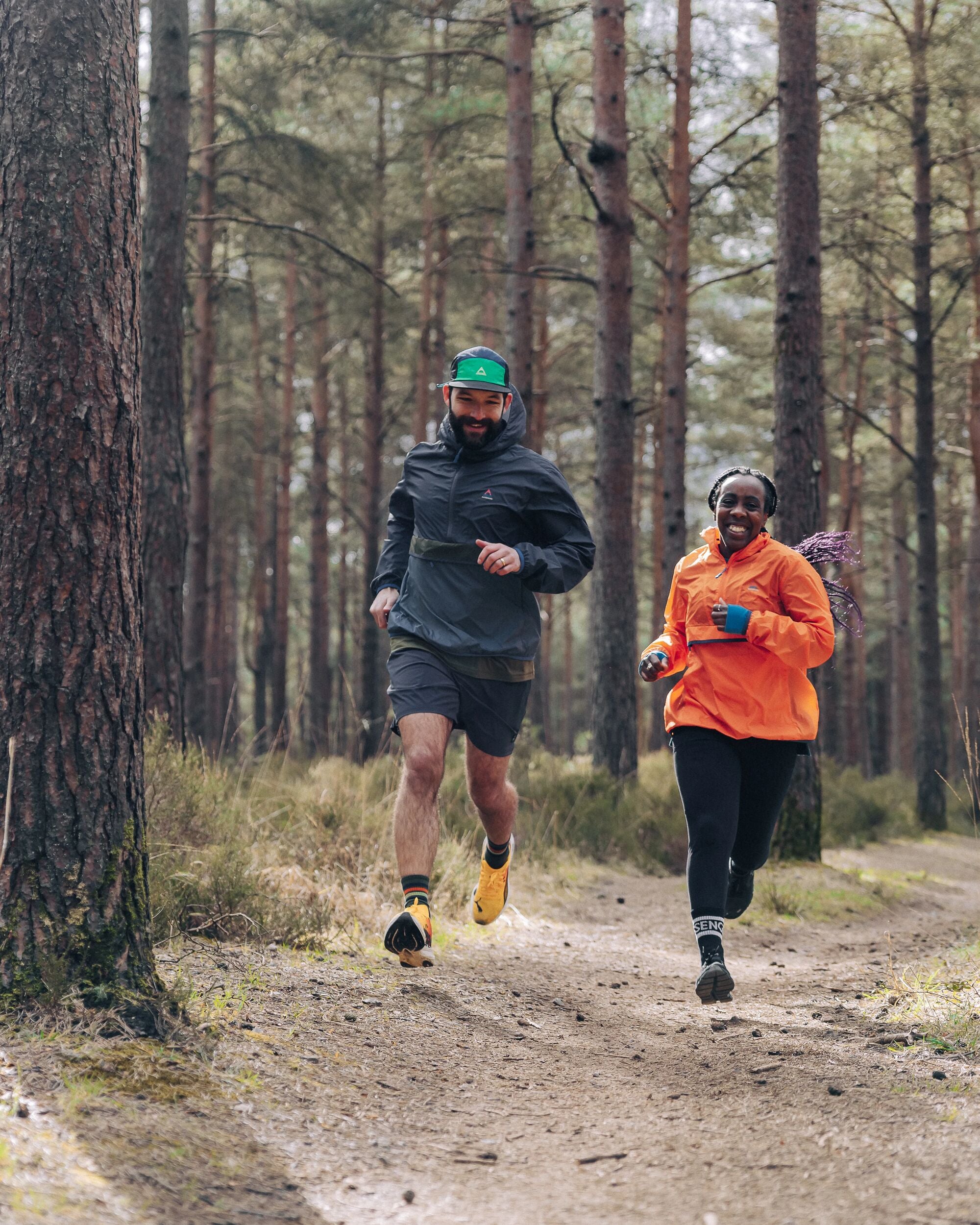 Emerge 5 Panel Trail Cap - Stem Green - Lifestyle