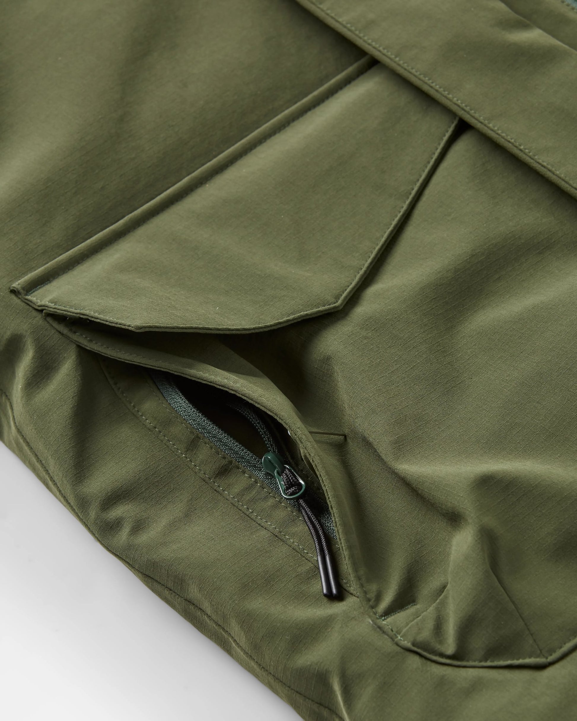 Rainier Waterproof Parka - Fir Tree - Flatlay