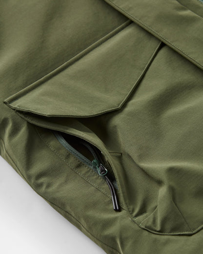 Rainier Waterproof Parka - Fir Tree - Flatlay