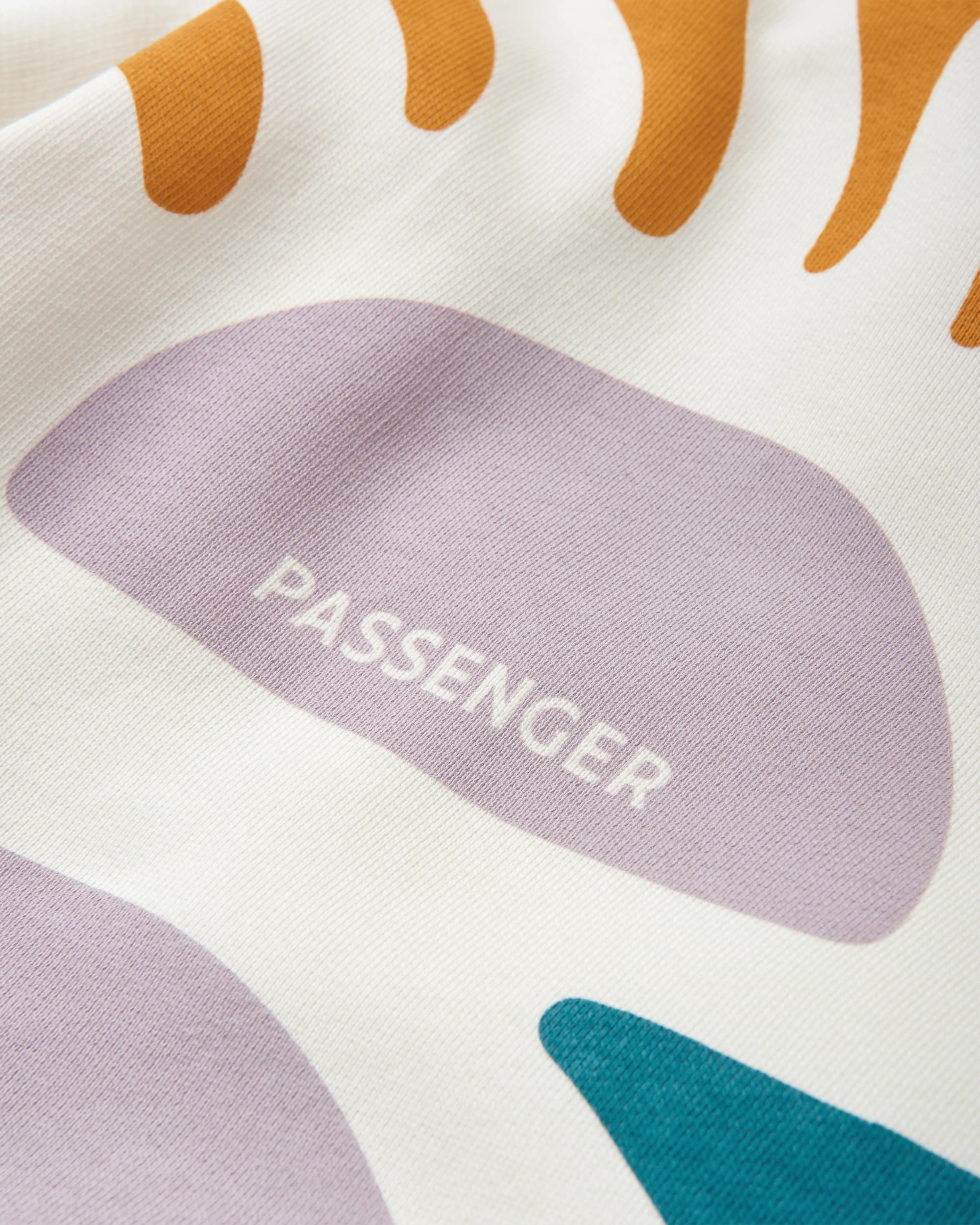 Sunsets Organic Cotton Hoodie - Marshmallow - Flatlay