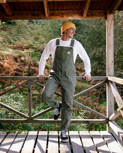 Vantage Organic Cotton Dungaree - Khaki - Lifestyle