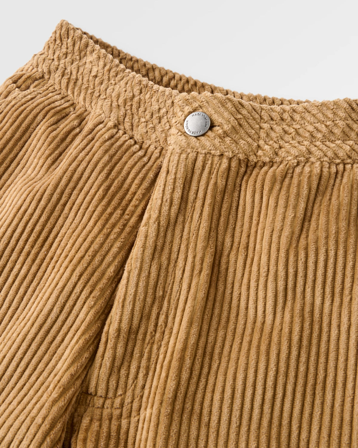 Bracken Lined Trouser - Caramel - Flatlay