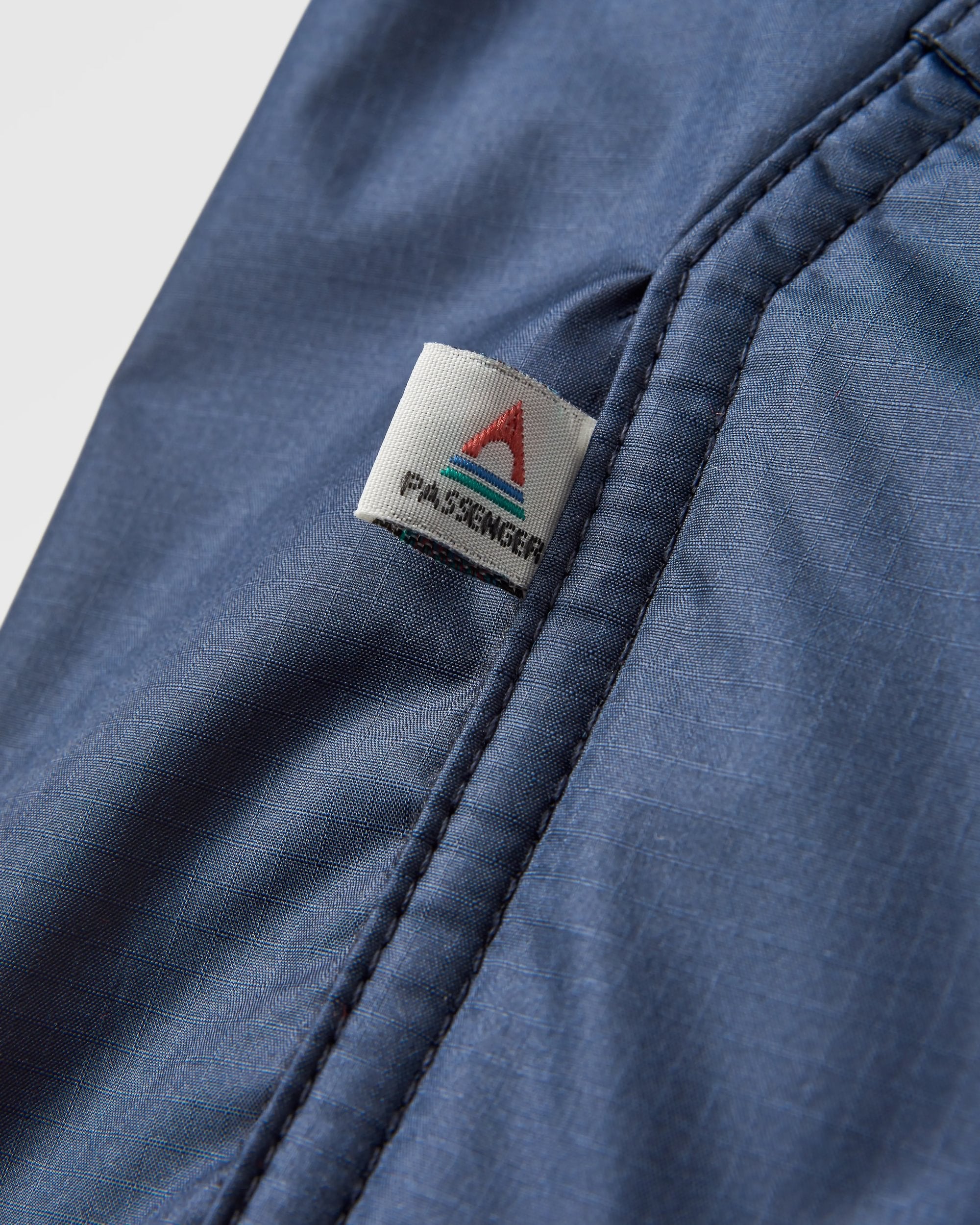 Waves Recycled Sherpa Lined Changing Robe - Dark Denim/ Deep Navy - Flatlay