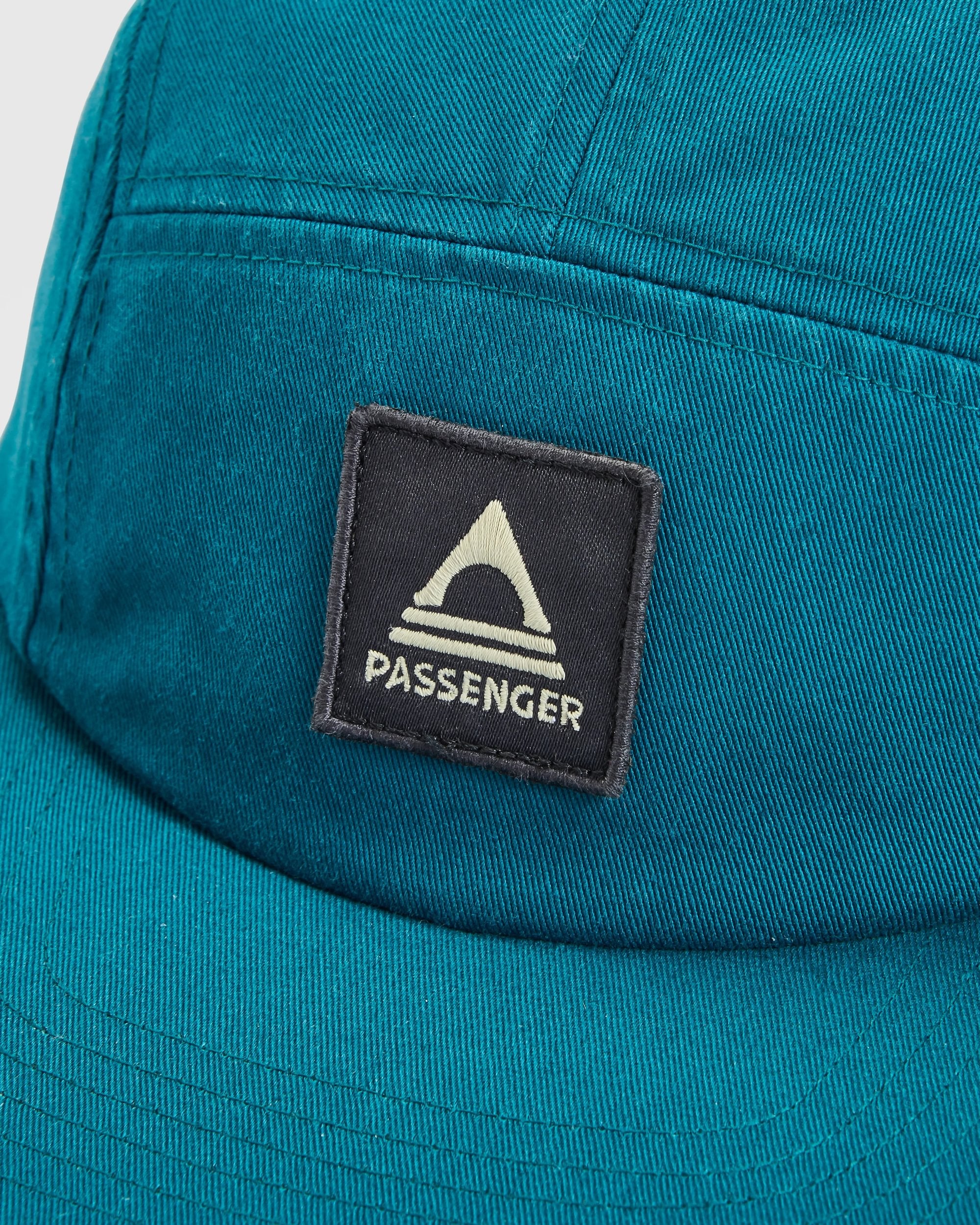 Fixie Organic 5 Panel Cap 2.0 - Tidal Blue - Flatlay