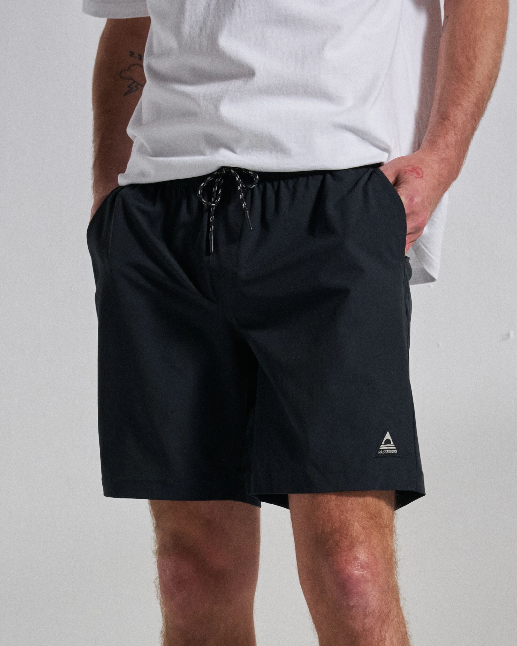 Drifter NetPlus® Beach Linerless Short - Black - Studio Model