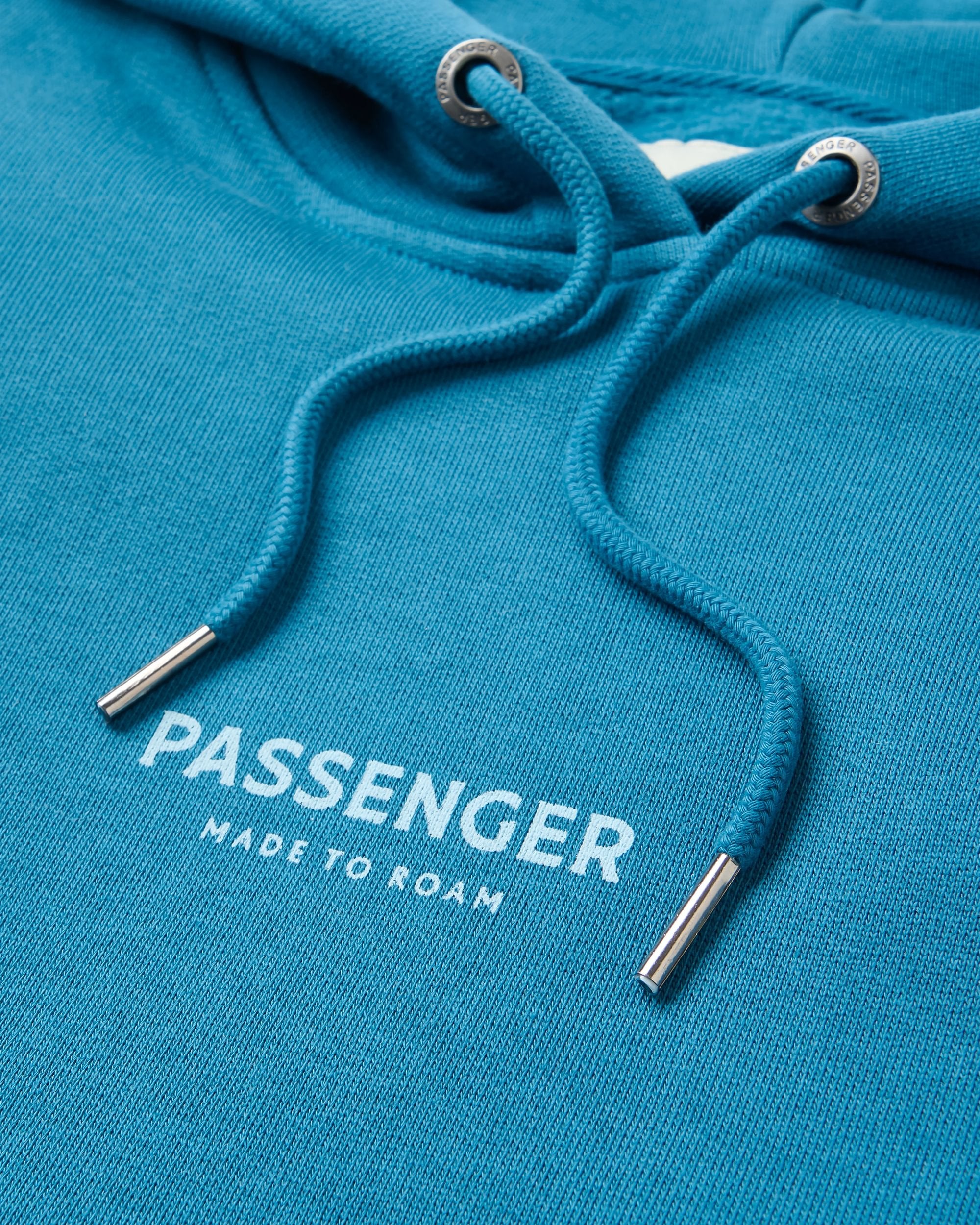 Passenger Relaxed Fit Hoodie - Tidal Blue - Flatlay