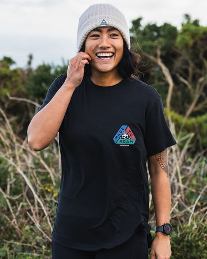 Aurora Recycled Active T-Shirt - Black - Lifestyle