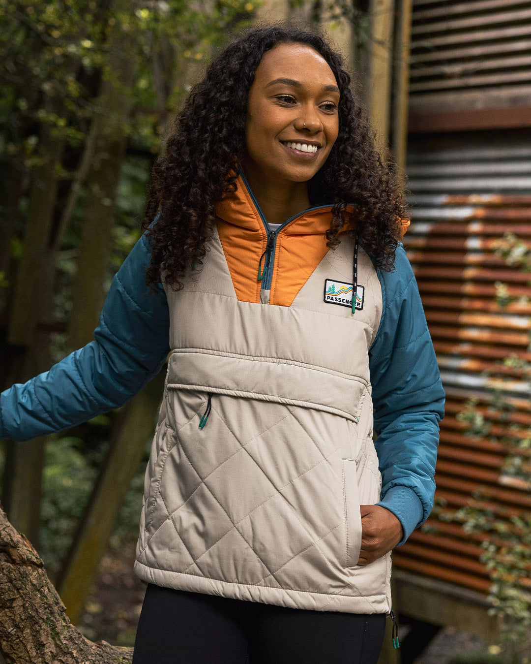 Ocean Recycled Insulated 1/2 Zip Jacket - Feather - Lifestyle