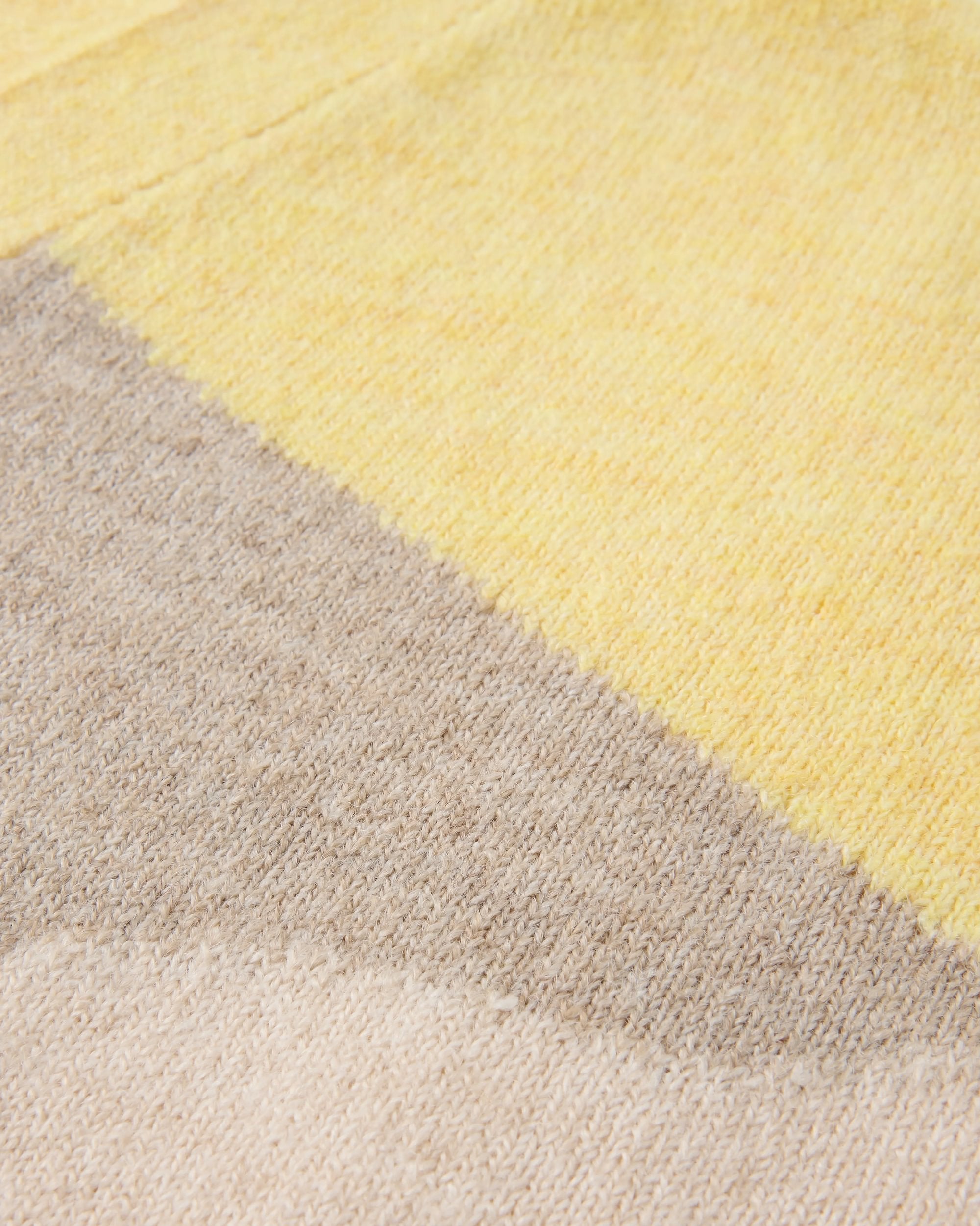 Scenic 'Light' Knitted Cardigan - Scenic Yellow - Flatlay