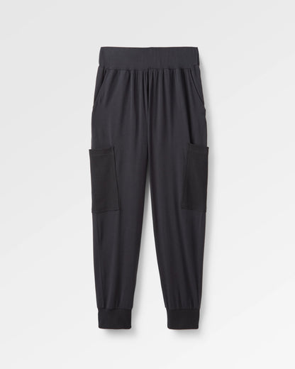 Day Dream Recycled Trouser - Black - Flatlay