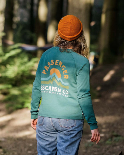 Breathe Recycled Cotton Sweatshirt - Mediterranean - Lifestyle