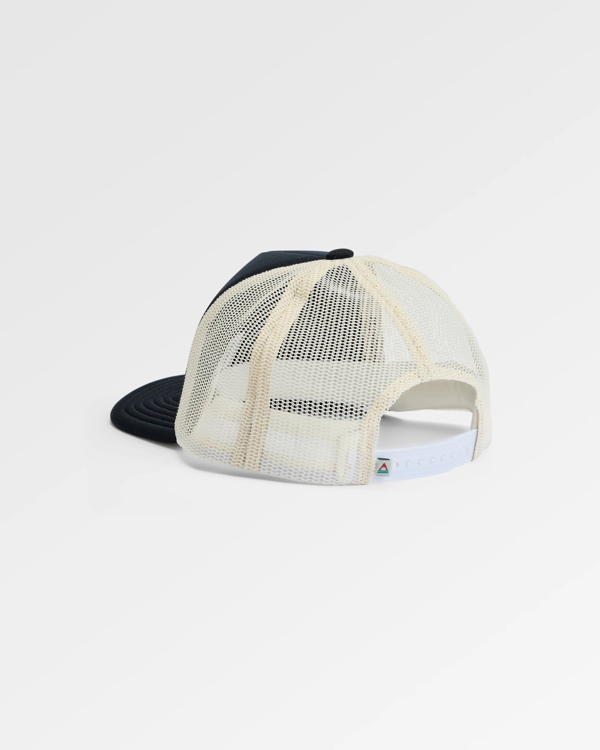 Roamer Snapback Trucker Cap - Black - Flatlay