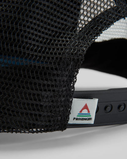 Escapism Trucker Cap - Black/Moonlight Blue