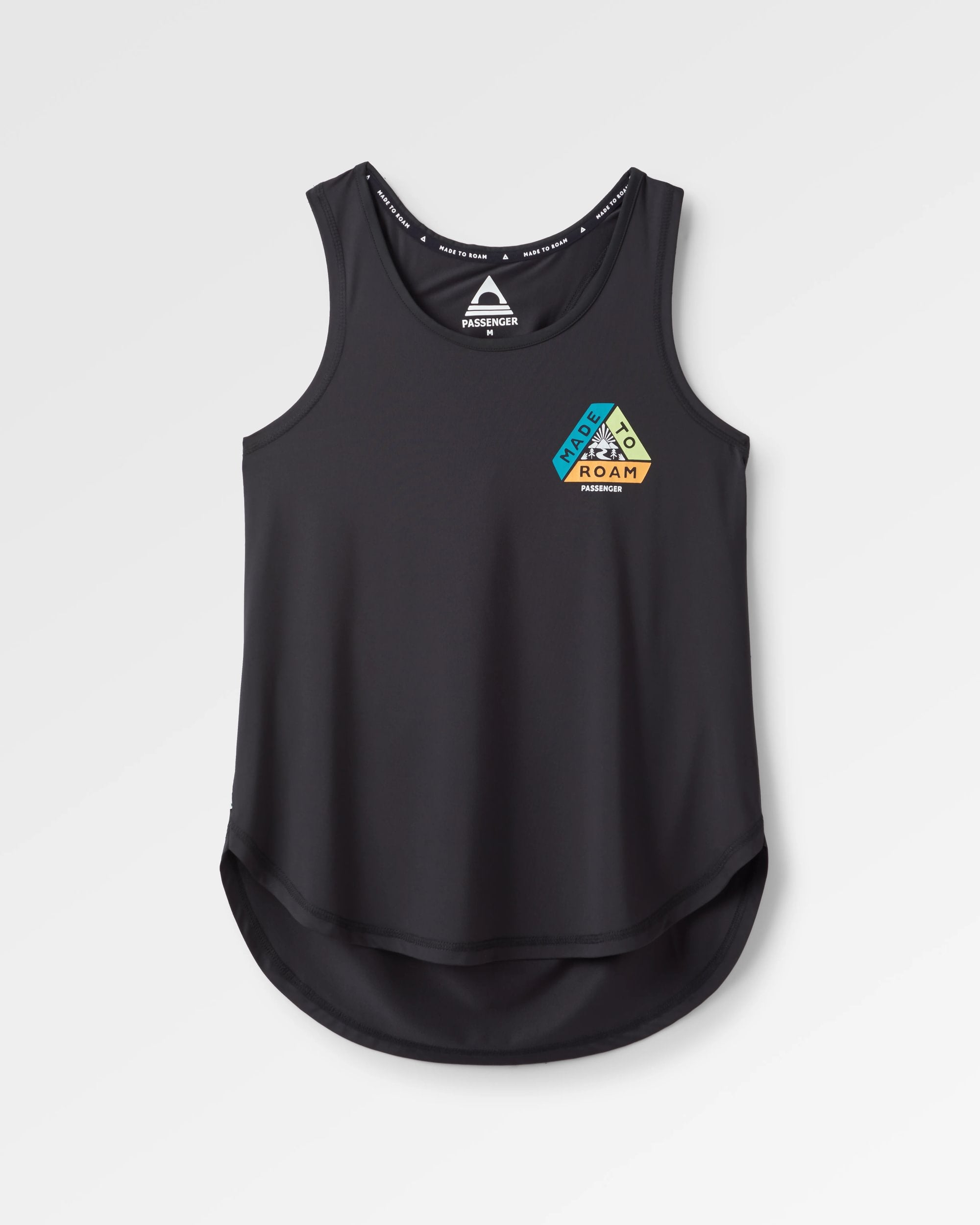 Twist Recycled Active Vest - Black - Flatlay
