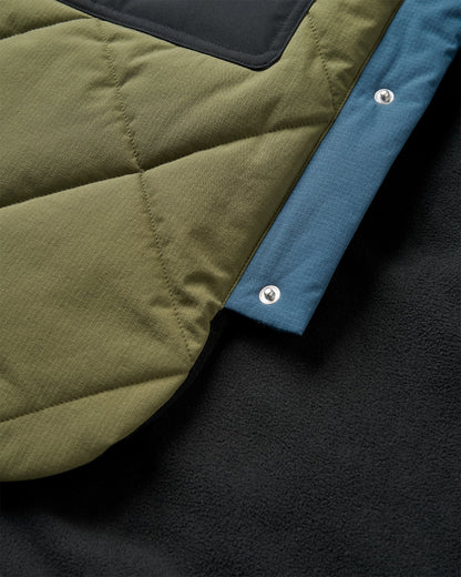 Campscape Parka - Black/Khaki - Flatlay