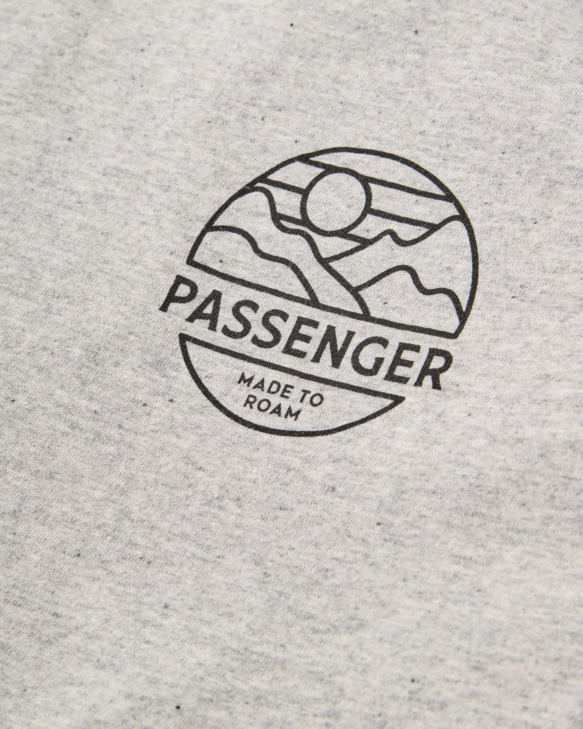 Laidback Relaxed Fit LS T-Shirt Raglan - Grey Marl - Flatlay