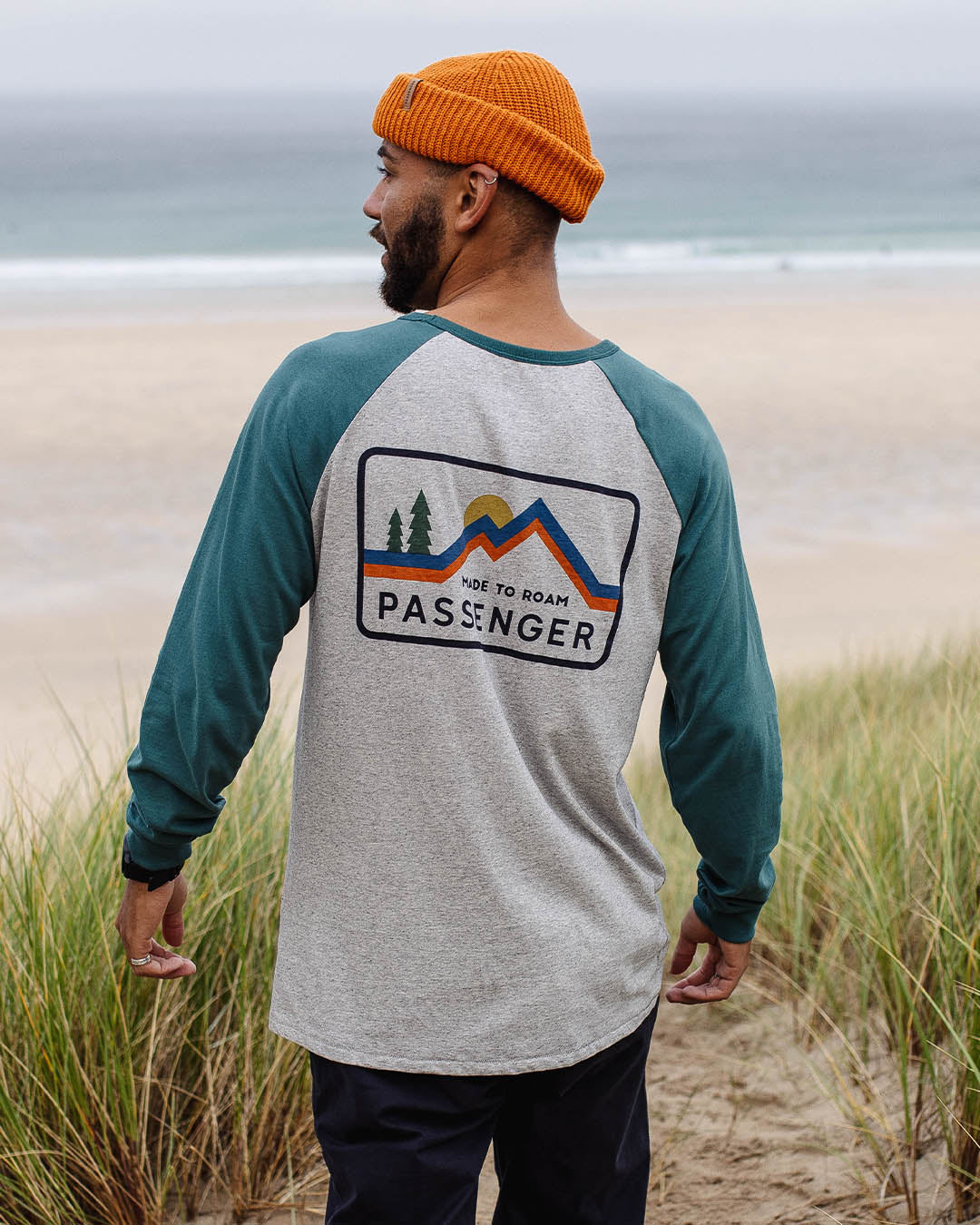 Made To Roam Recycled Cotton Ls T-Shirt - Grey Marl
