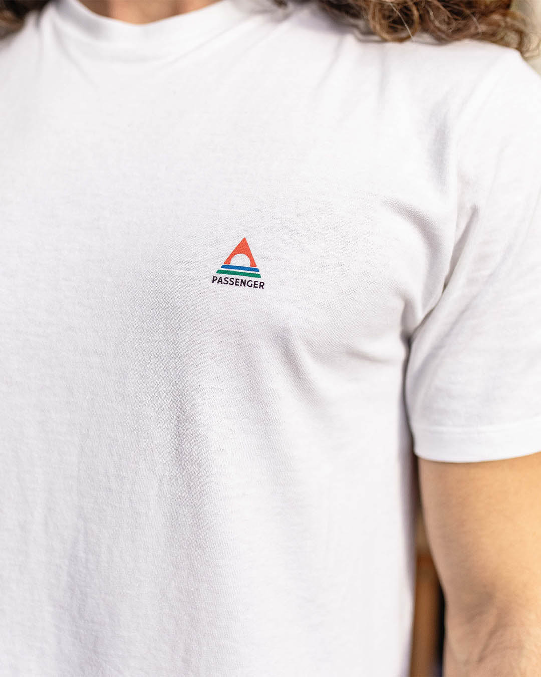 Male_Classic Logo Recycled Cotton T-Shirt - White