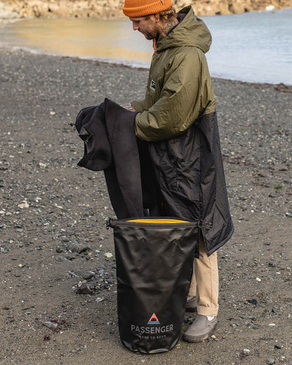 MensTide 30L Recycled Dry Bag - Black - Lifestyle