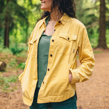 Ray Recycled Cord LS Shirt - Jojoba