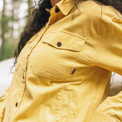 Ray Recycled Cord LS Shirt - Jojoba