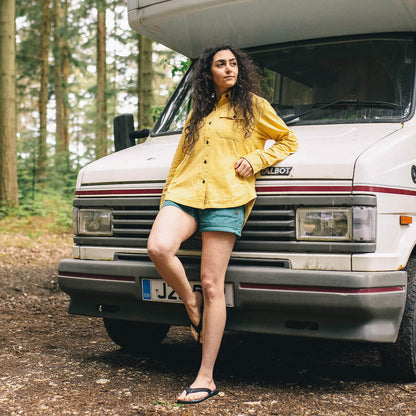 Ray Recycled Cord LS Shirt - Jojoba