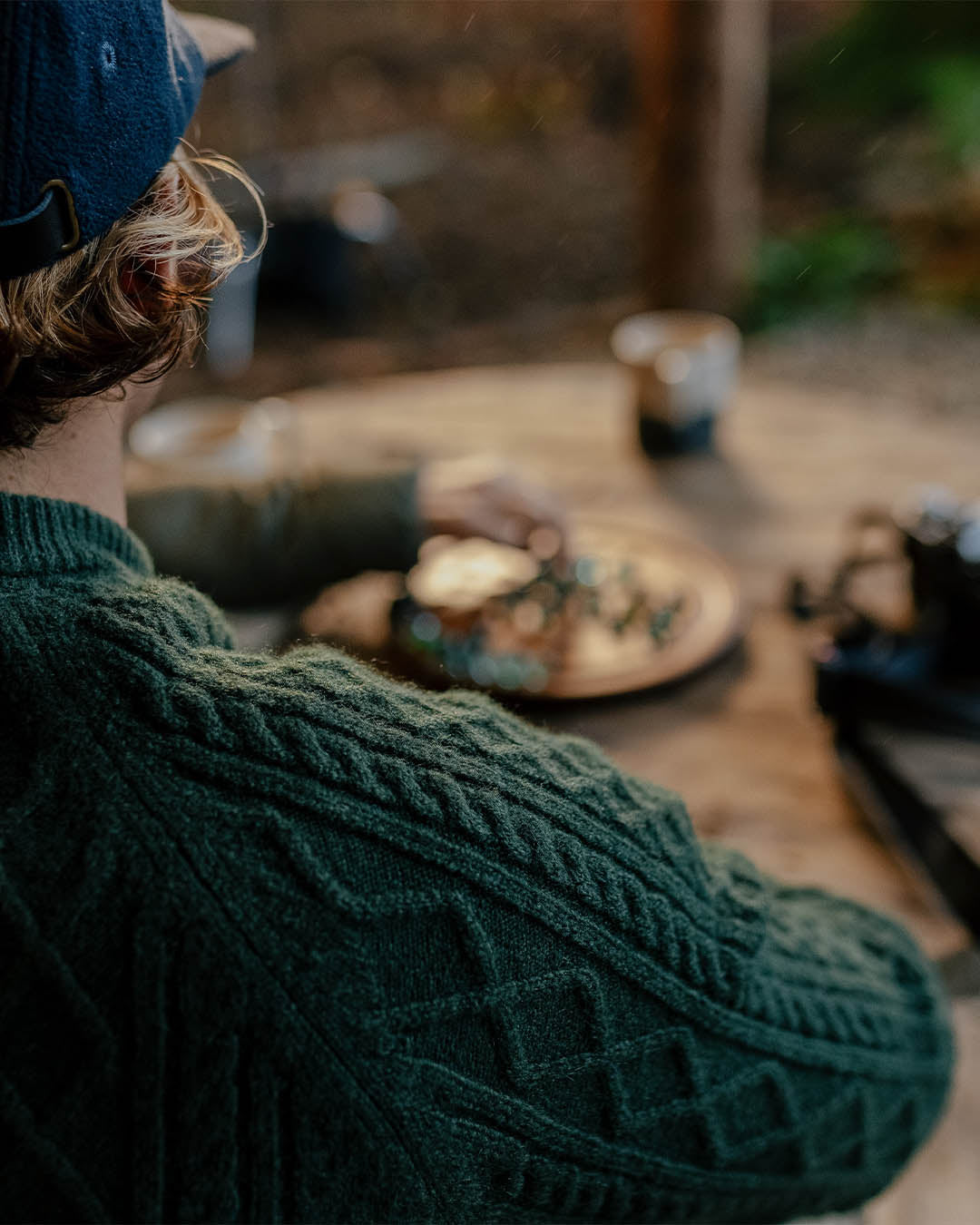 Sandbar Cable Jumper - Fir Tree