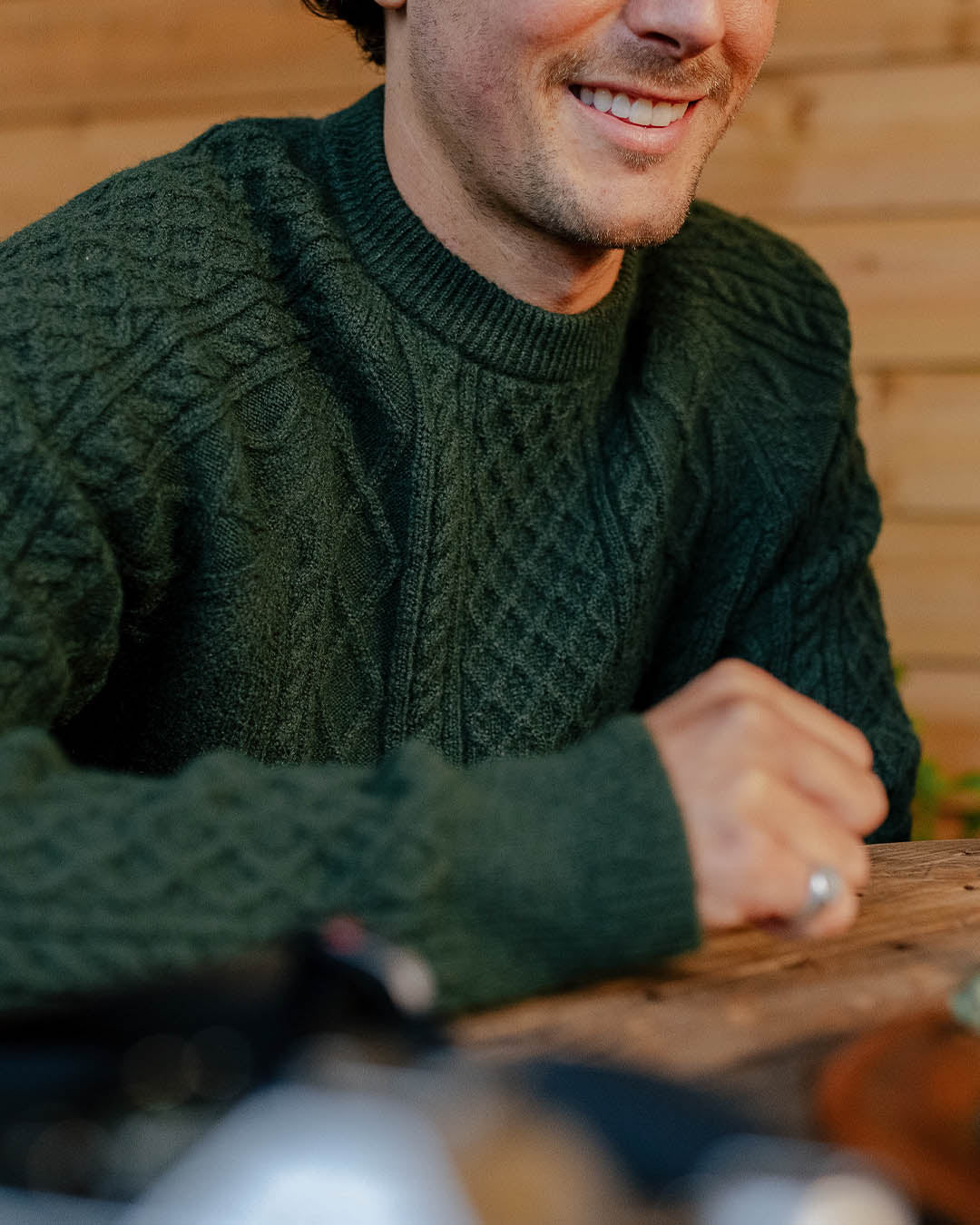 Sandbar Cable Jumper - Fir Tree