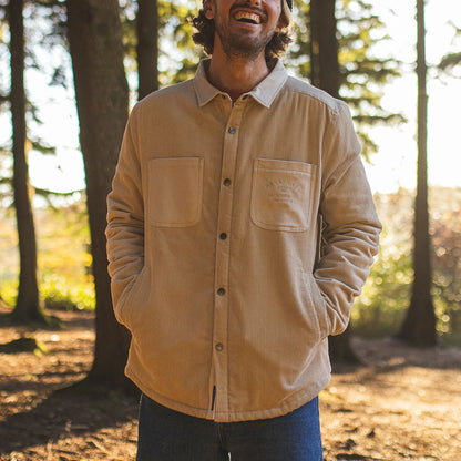 Kodiak Cord Shirt - Feather Gray