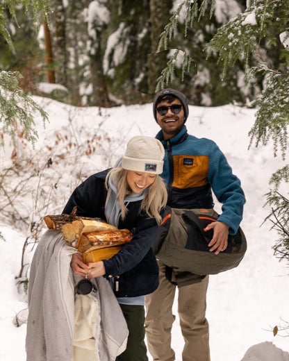 Peak Recycled Sherpa Beanie - Birch