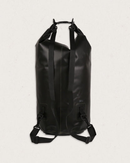 Tide 30L Recycled Nylon Dry Bag - Black