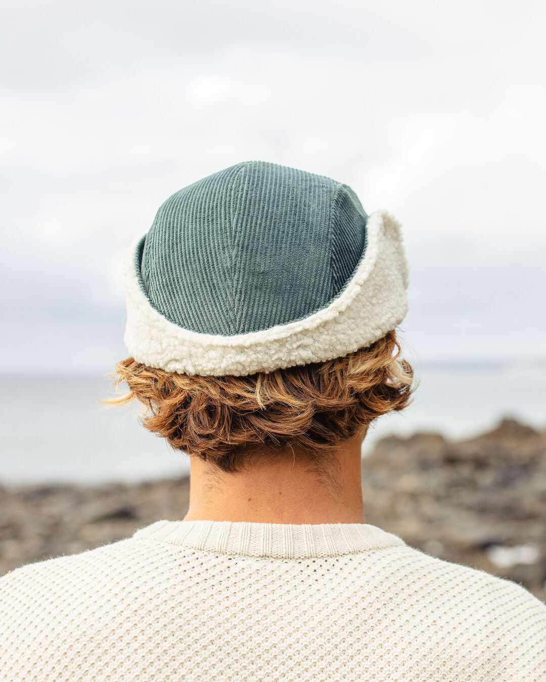 Male_Daytime Recycled Cord Sherpa Lined Hat - Deep Ocean