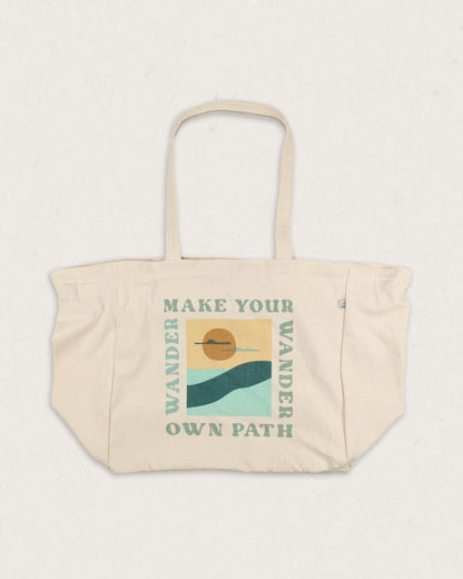 Sunrise Organic Cotton Tote Bag - Off White